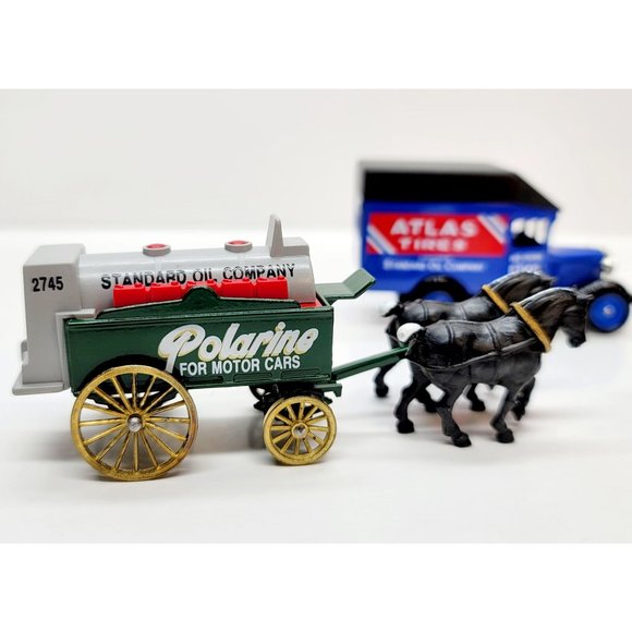 Vintage Lledo Standard Oil Trucks, Atlas Tires, Polarine Wagon Vintage JR274 - Picture 9 of 10